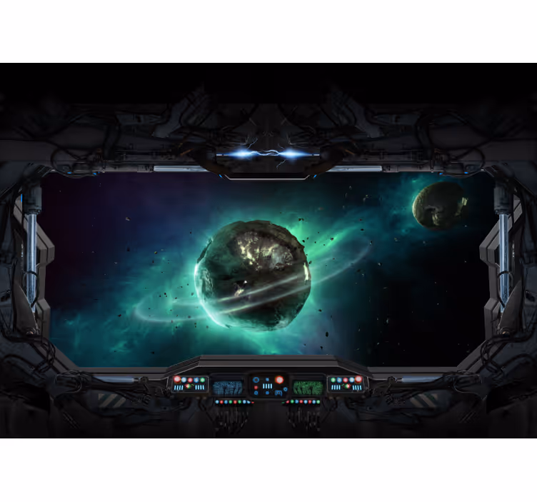 Vesmírna brána do galaxie 3d fototapeta - Tenstickers