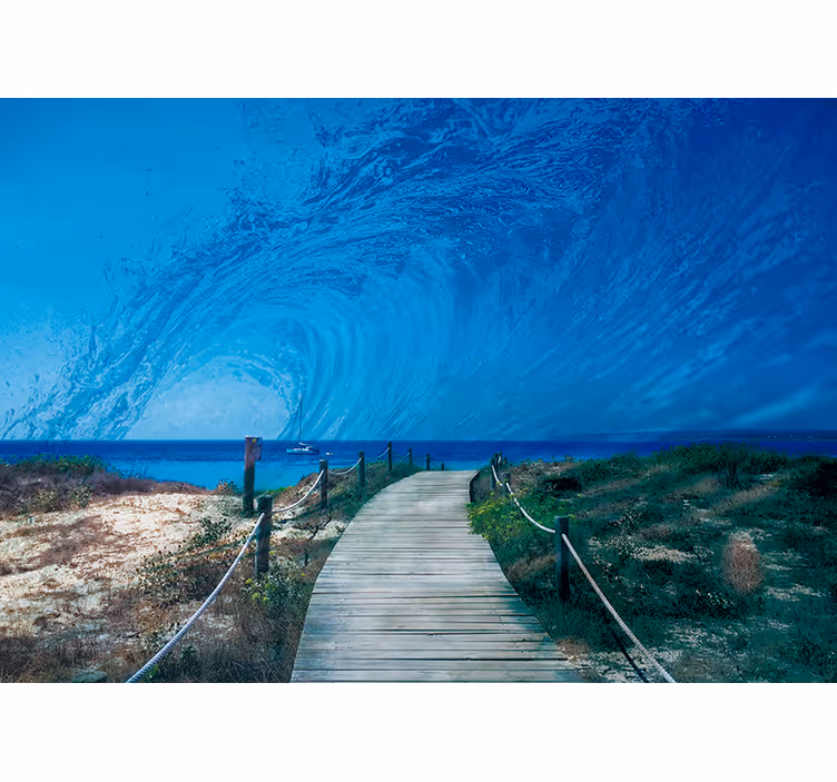 fototapety more cesta oceánskych vĺn - Tenstickers