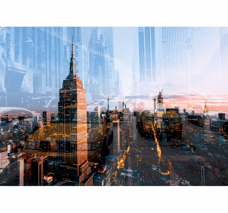 fototapeta new york panoráma impéria - Tenstickers