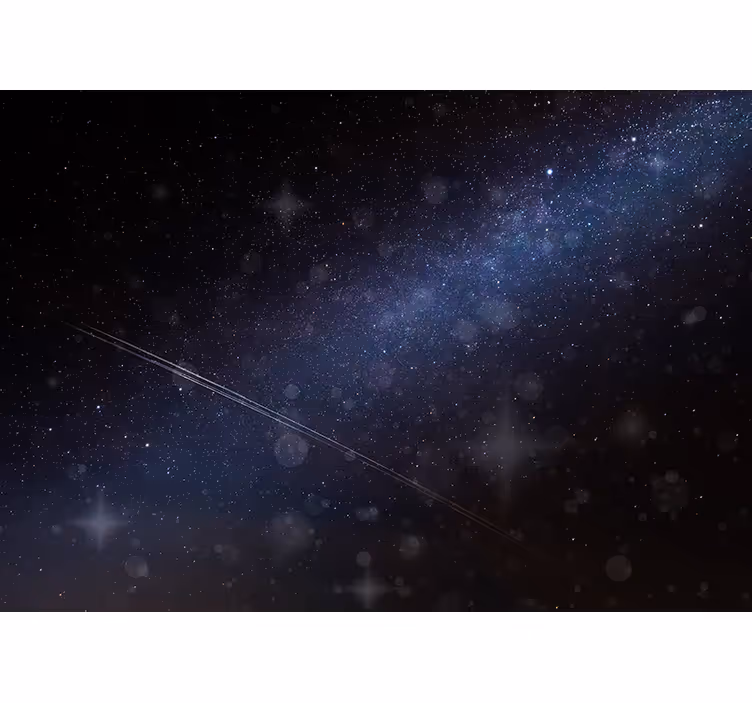 Galaxia plná hviezd fototapeta na plochu - Tenstickers