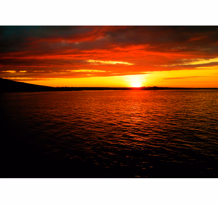 Krajinka fototapety súmrak nad oceánom - Tenstickers