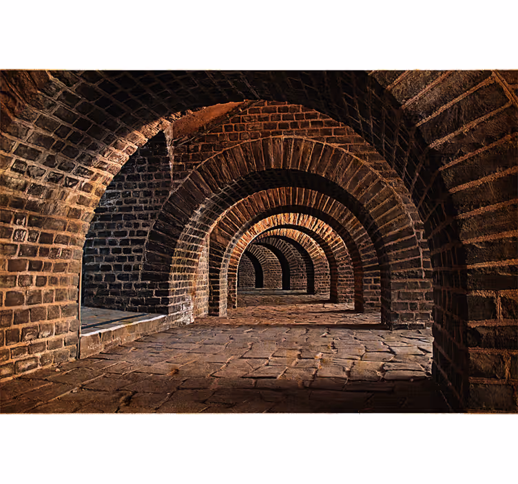 Poľský tunel 3d fototapeta - Tenstickers