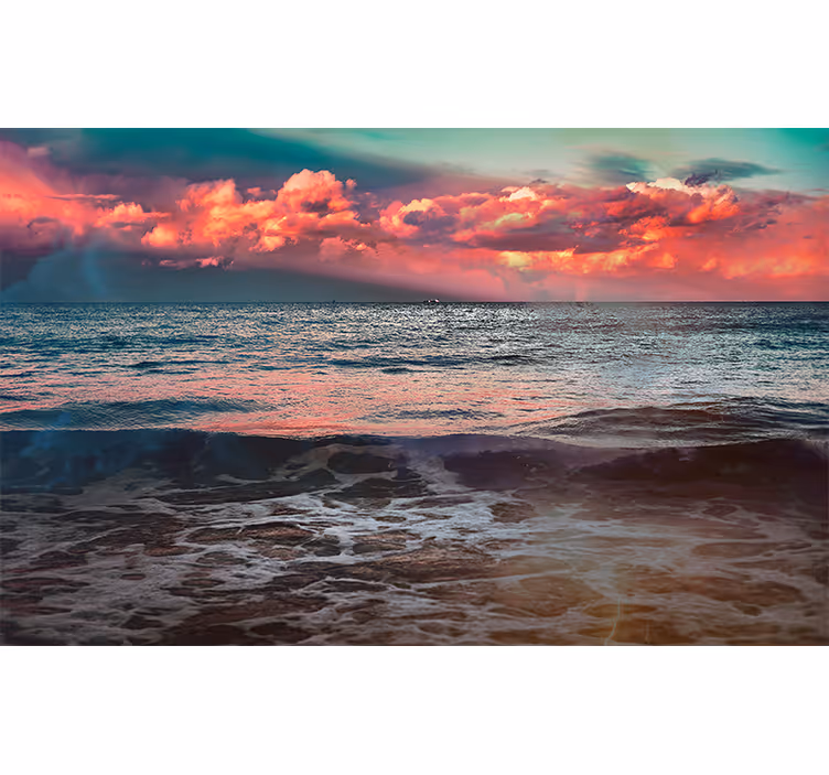 Fototapety na stenu priroda oceánsky západ slnka - Tenstickers