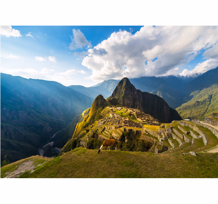 Krajinka fototapety panorama machu picchu - Tenstickers