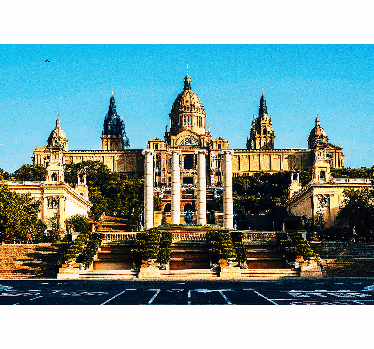 fototapeta barcelona národné katalánske múzeum - Tenstickers