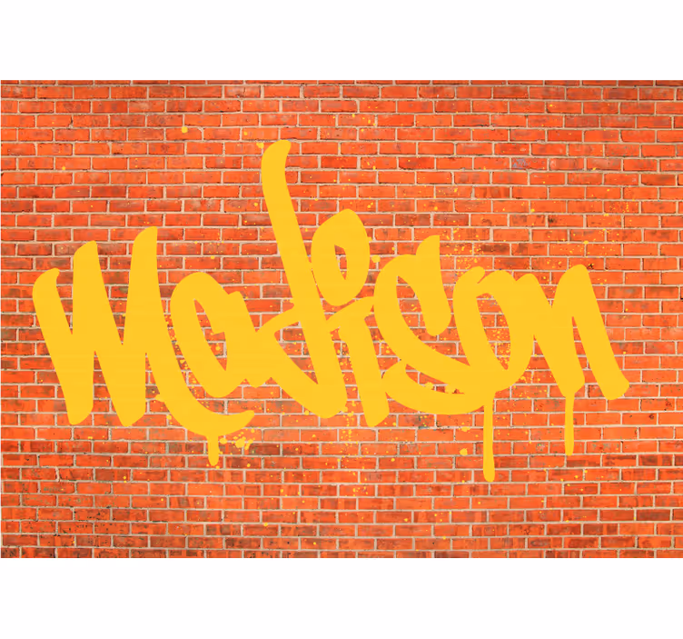 mestské umenie fototapety graffiti textová umelecká forma - Tenstickers