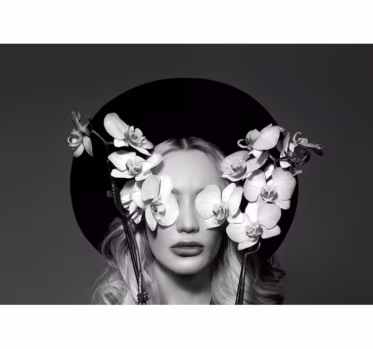 fototapeta kvety elegancia orchideí - Tenstickers