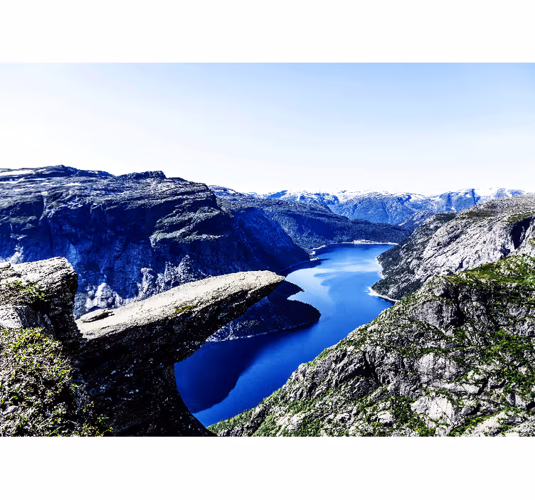 krajinka fototapety majestátny výhľad na fjord - Tenstickers