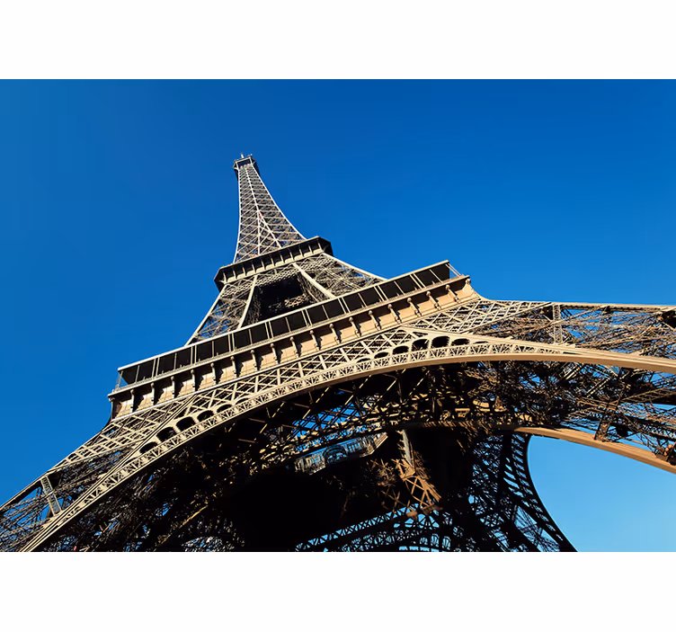 fototapeta paríž vyhliadka na eiffelovu vežu - Tenstickers