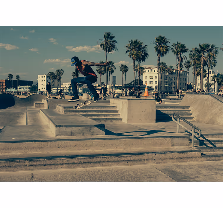 Mestské umenie fototapety skater v akcii - Tenstickers