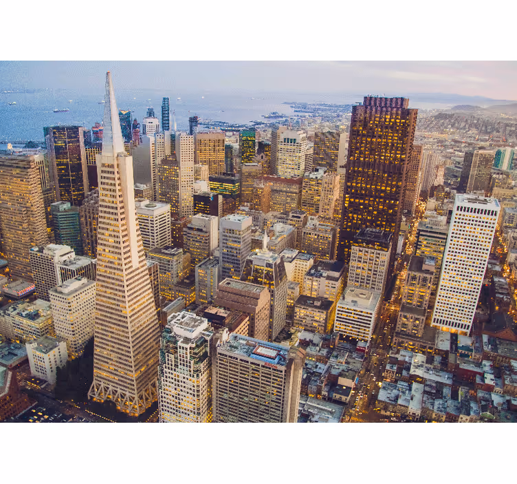Fototapety na stenu mesta san francisco panoráma - Tenstickers