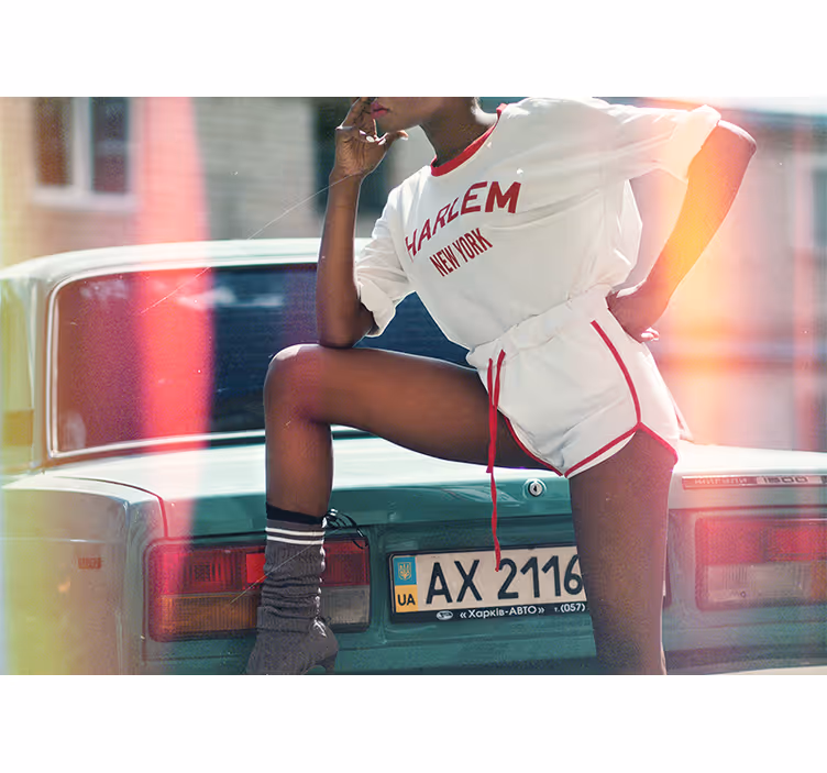 fototapety ľudia póza v harlemskom štýle - Tenstickers