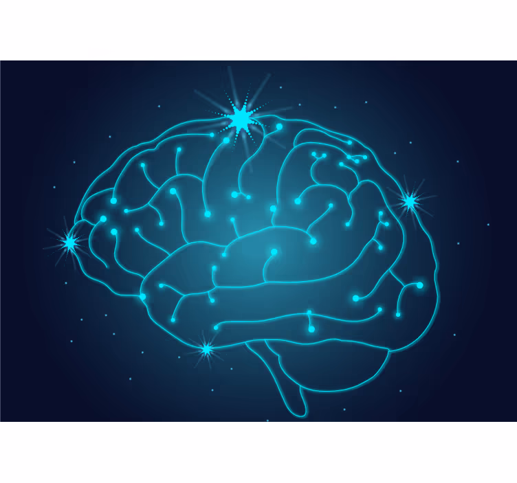 Neuróny v mozgu moderná fototapeta - Tenstickers
