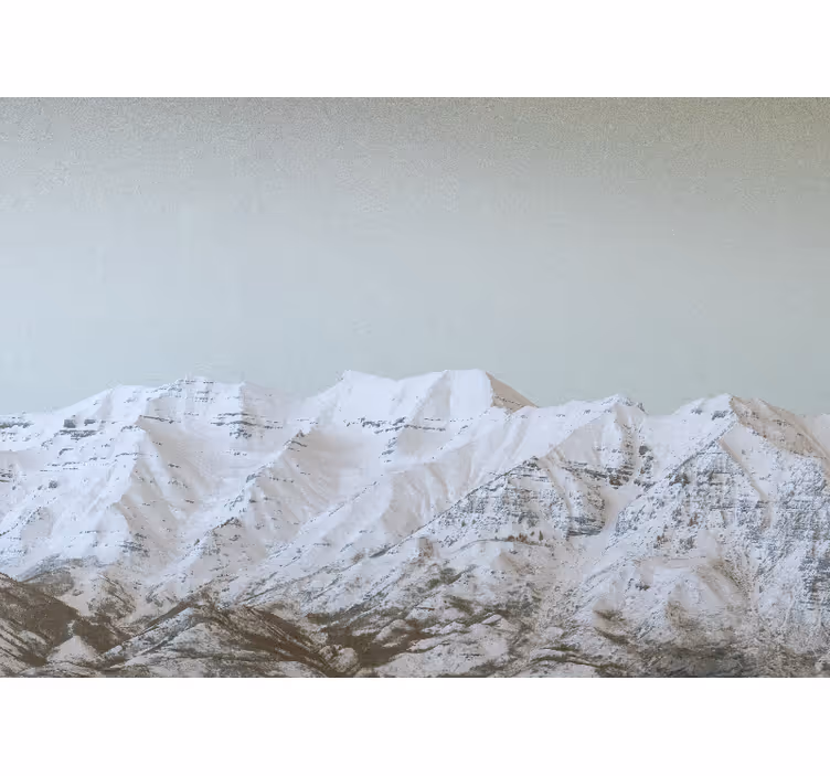 Krásne zasnežené vrcholy fototapeta - Tenstickers