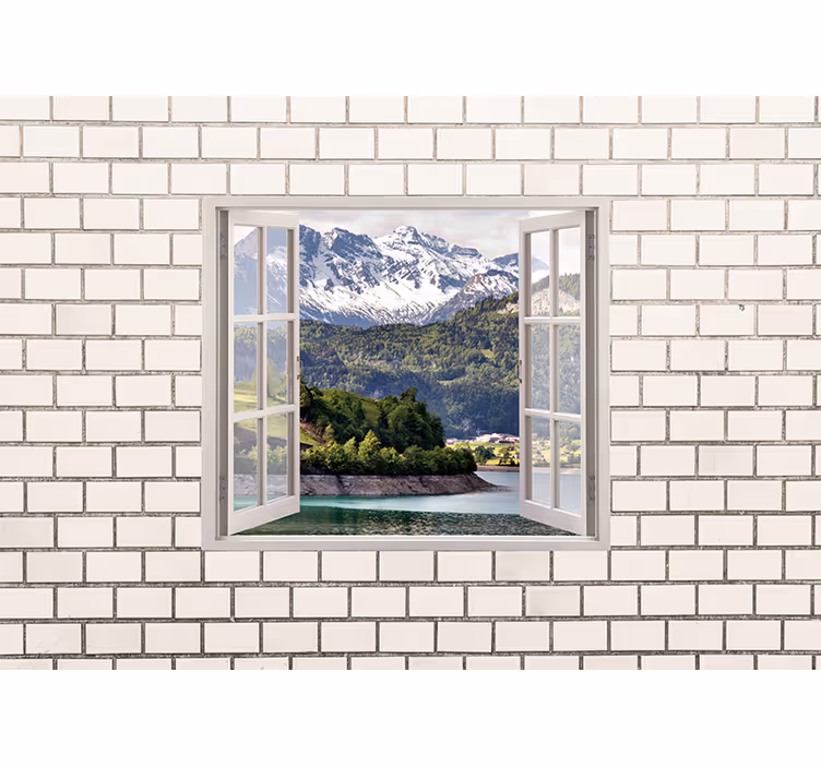 Krajinka fototapety Únik do horského výhľadu - Tenstickers