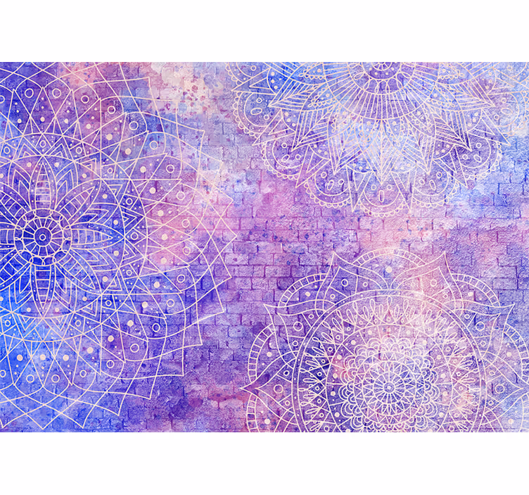 Fototapeta fialová mandala - Tenstickers
