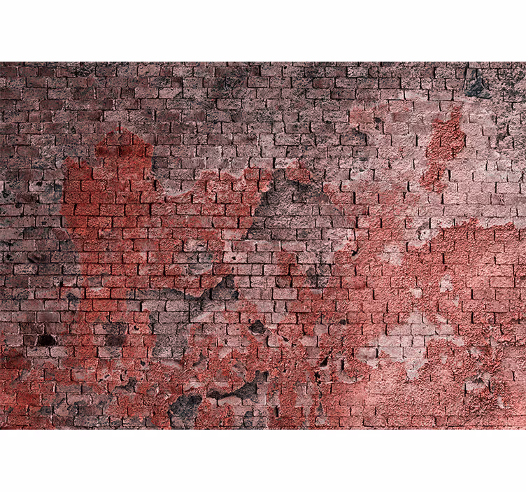Fototapety tehly textúrovaný červený povrch - Tenstickers
