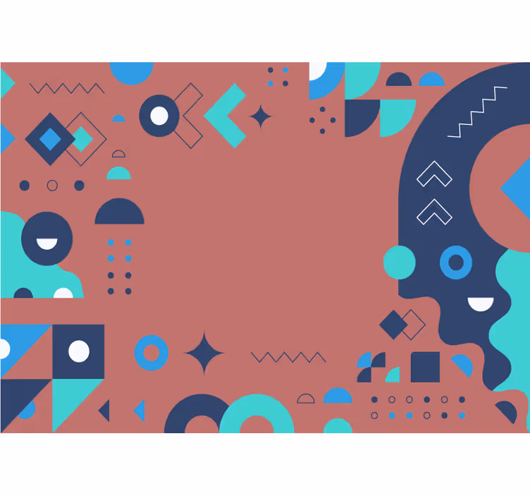 Abstraktné fototapety geometrických vzorov - Tenstickers