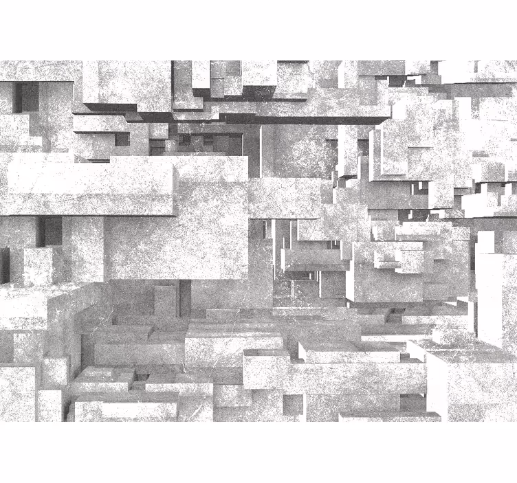 Abstraktné fototapety geometrické štrukturálne vrstvy - Tenstickers