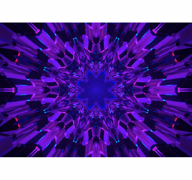 Abstraktné fototapety s geometrickým hviezdnym vzorom - Tenstickers