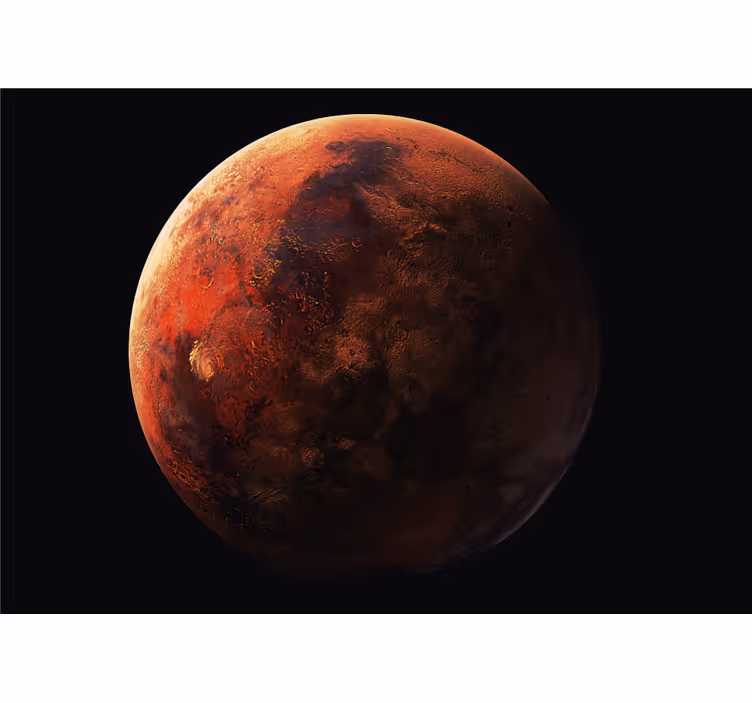 3d fototapeta červená planéta mars - Tenstickers