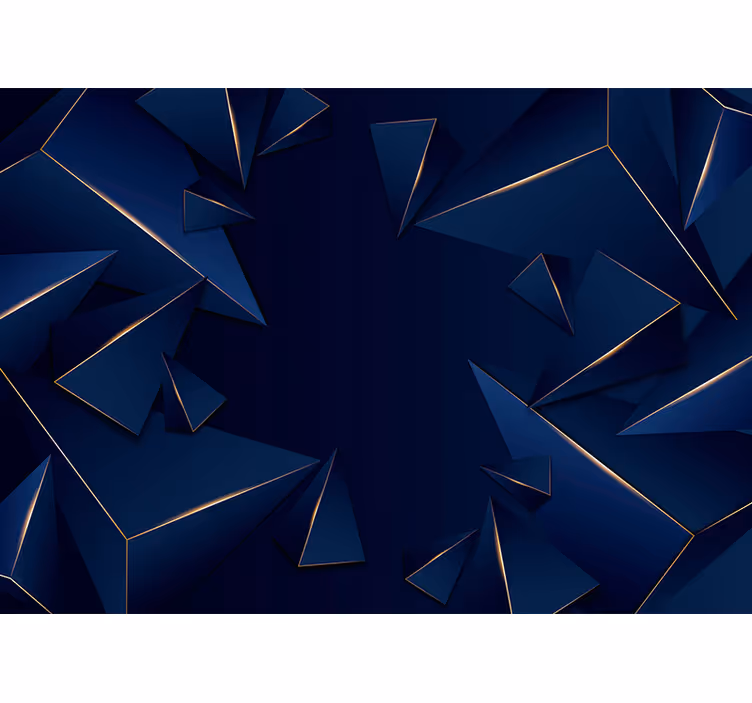 Abstraktné fototapety geometrická fragmentová kompozícia - Tenstickers