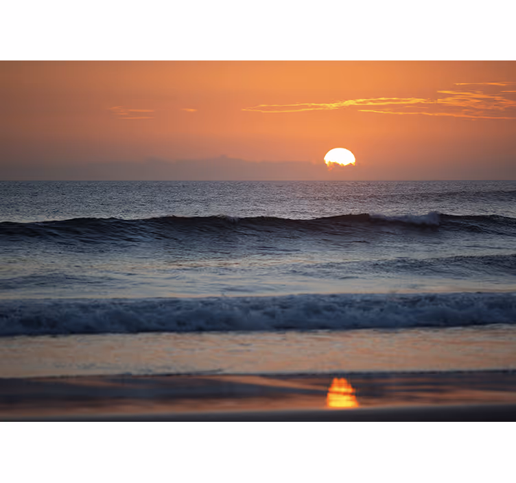 fototapety more západ slnka oceánsky horizont - Tenstickers