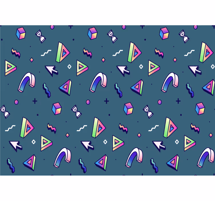 Fototapeta láska geometrické tvary objavovanie - Tenstickers