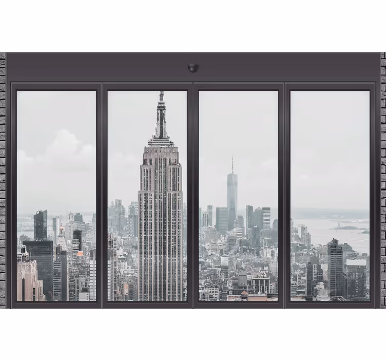 Fototapeta new york panoráma mesta empire state - Tenstickers