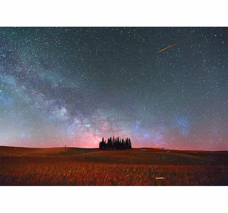 Fototapety hory hviezdne mliečna cesta - Tenstickers