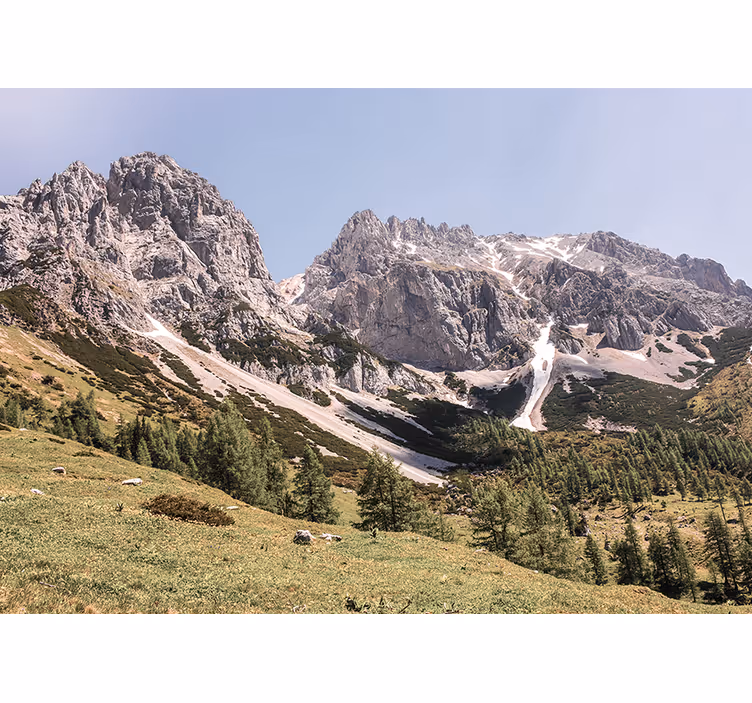 Krajinka fototapety alpská pohoda - Tenstickers