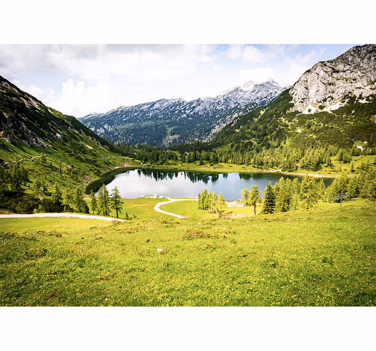 Krajinka fototapety malebný alpský výhľad - Tenstickers