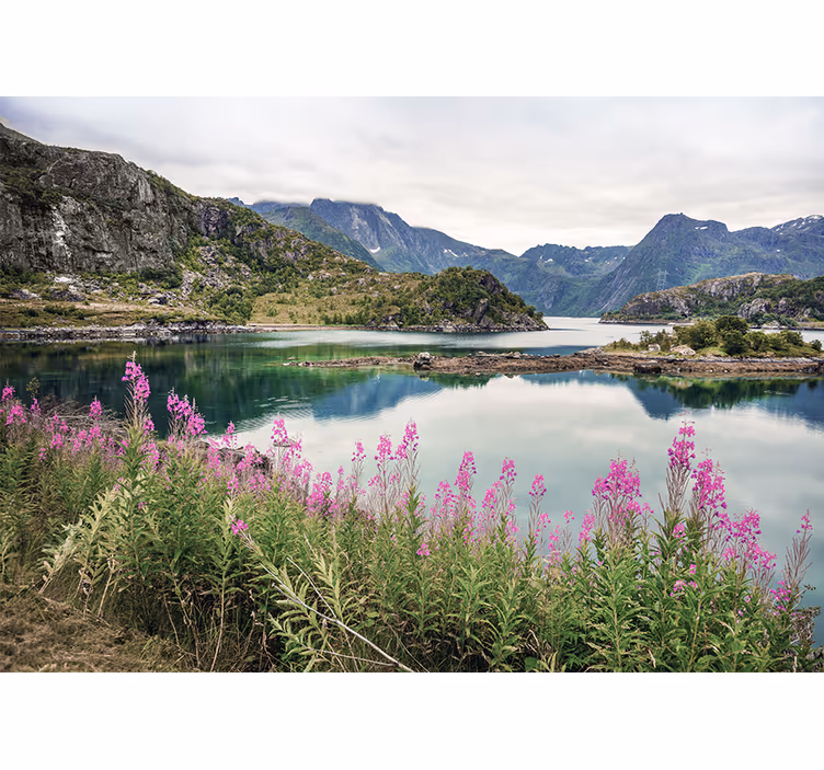 Krajinka fototapety očarujúci nórsky fjord - Tenstickers