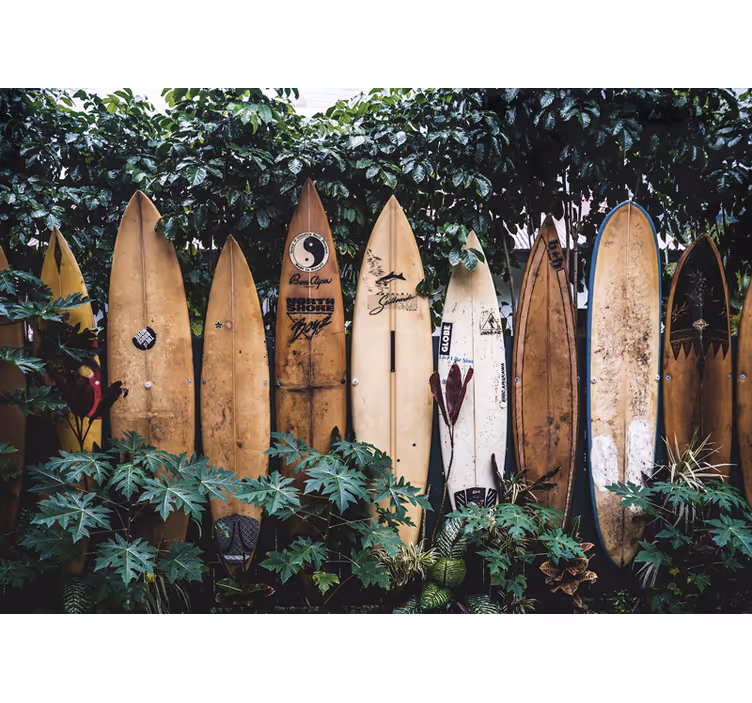 Fototapeta moto surfboardy na vystavení - Tenstickers