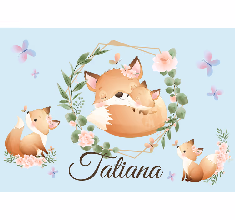 Fototapeta s menom spiace líšky - Tenstickers