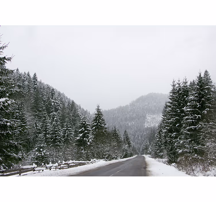 Fototapety hory Ľadové horské scenérie - Tenstickers