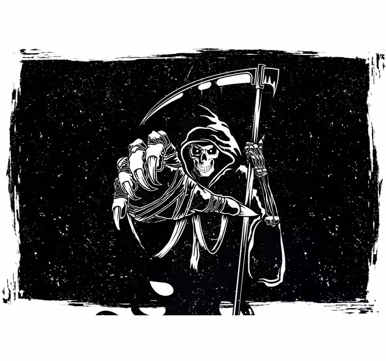 Fototapety halloween ilustrácia grim reapera - Tenstickers