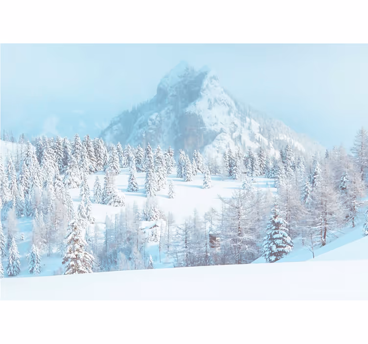 Fototapety hory Ľadovcové vrcholové scenérie - Tenstickers