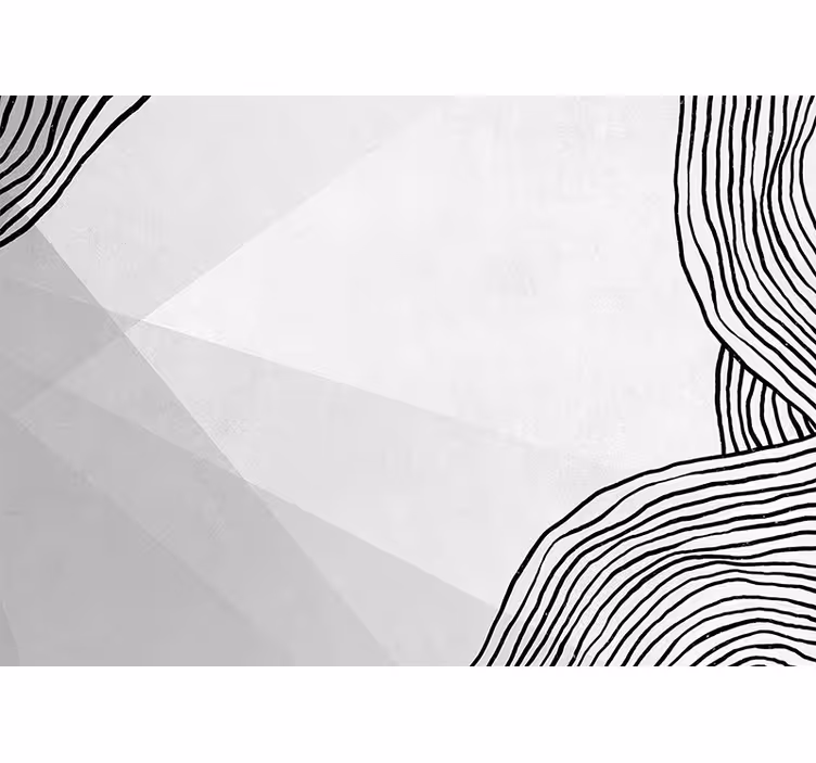 Abstraktné fototapety geometrické čiarové umenie - Tenstickers