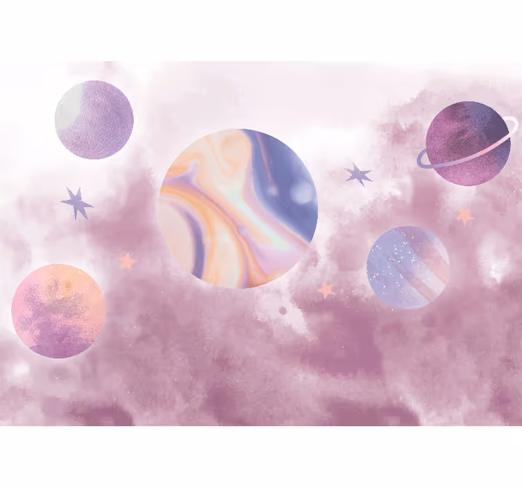 Fototapety vesmír nebeský planetárny dizajn - Tenstickers