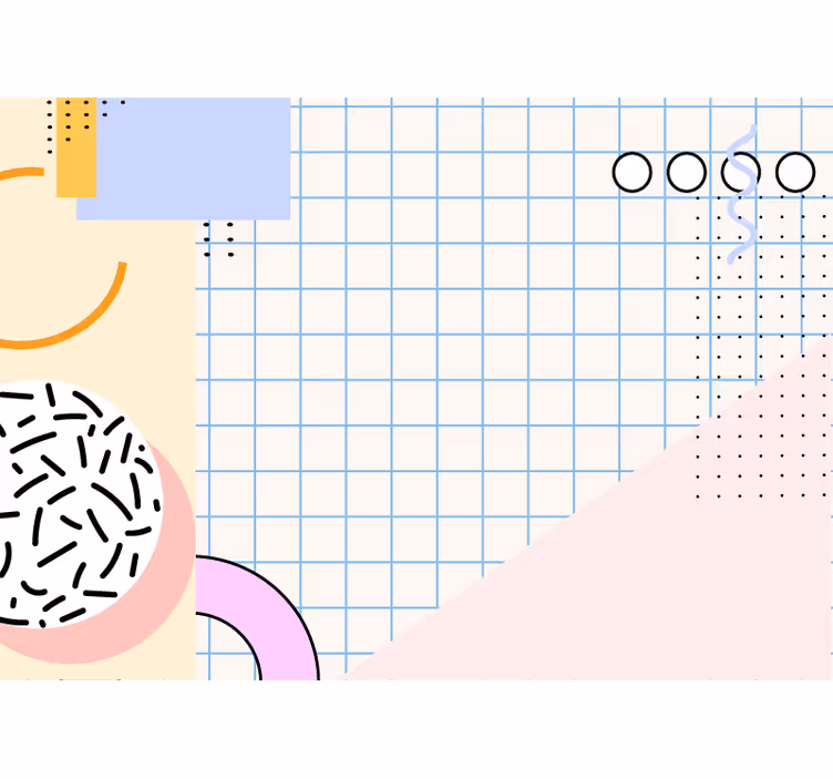 Abstraktné fototapety geometrických tvarov - Tenstickers
