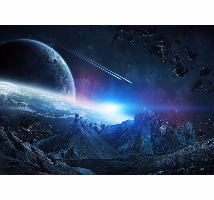 Nástenná fototapeta vesmír sci-fi koncept - Tenstickers