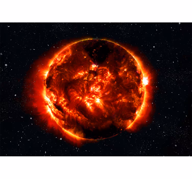 Fototapety vesmír efekt slnečnej explózie - Tenstickers