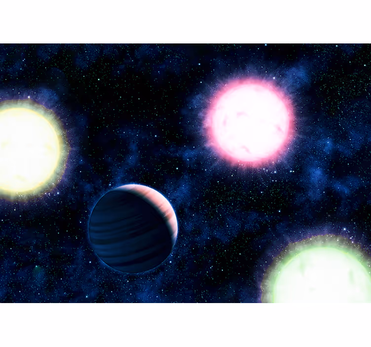 Fototapety vesmír nebeské planetárne krajiny - Tenstickers