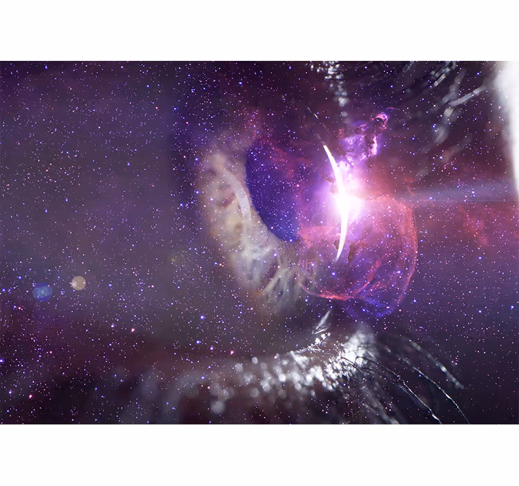 Fototapety vesmír pohľad galaktického oka - Tenstickers