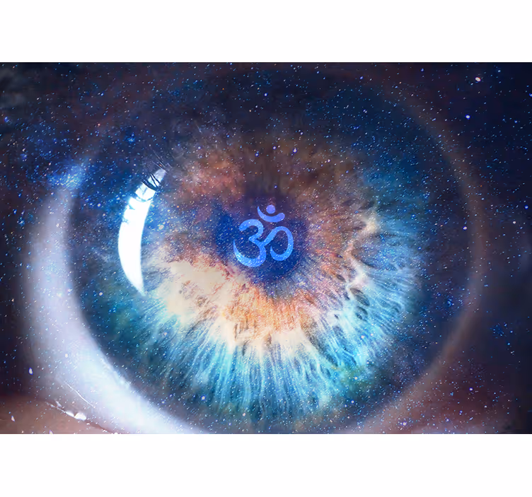 Fototapeta zen symbol kozmického oka - Tenstickers