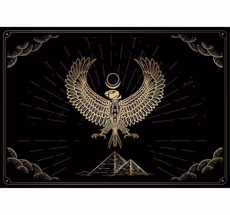 Egyptský boh slnka horus moderná fototapeta - Tenstickers