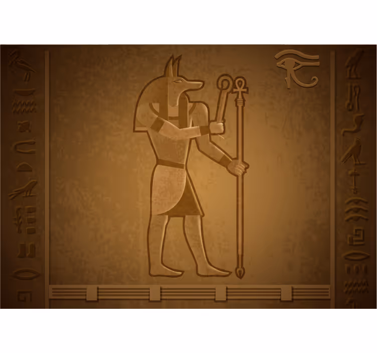 Egyptská mytológia boh seth púštna fototapeta - Tenstickers