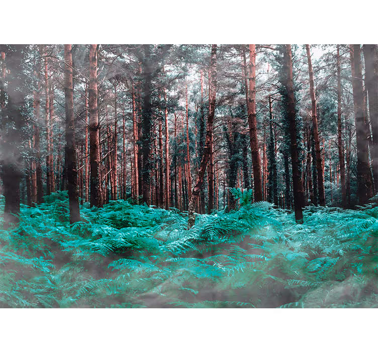 Fototapety na stenu priroda bujná zelená divočina - Tenstickers