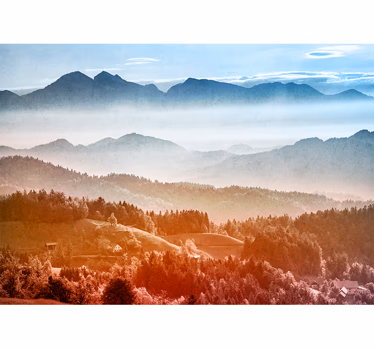 Krajinka fototapety horská divočina - Tenstickers